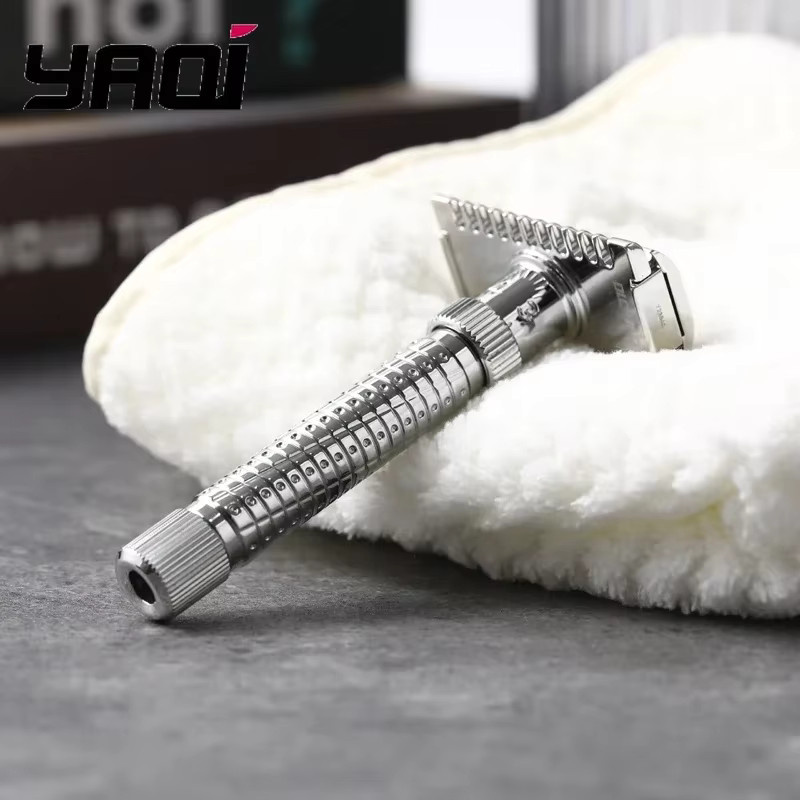 Yaqi Ultima Open Comb Sicherheitsrasierer aus Edelstahl, Herren - Bild 4