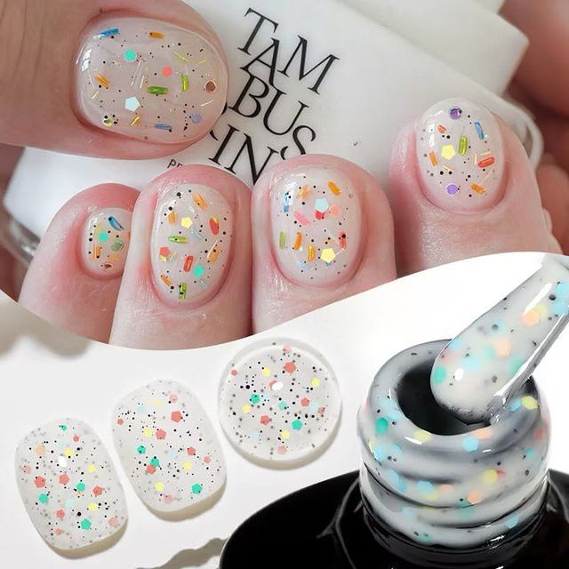 MISS MIANEL Nagellack, Milchweiß, Glänzend, 10 ml - Bild 1