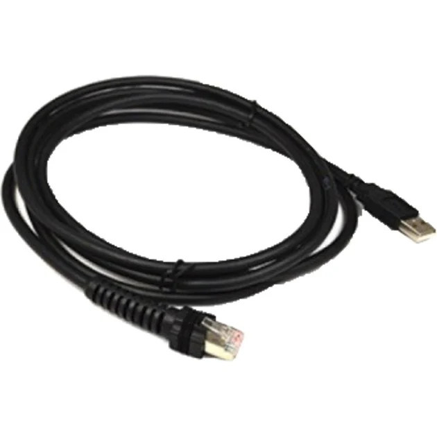 Datalogic USB Kabel CAB-438 in Schwarz mit USB-A Anschluss - Bild 1