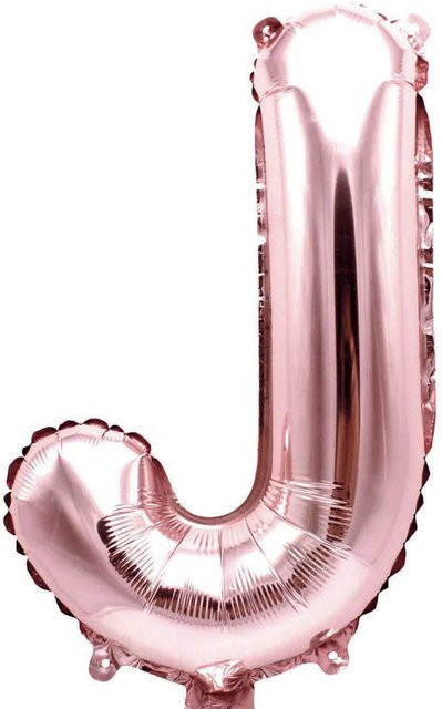 Rico Design Folienballon Buchstabe in Rosa, Höhe: 36 cm - Bild 1