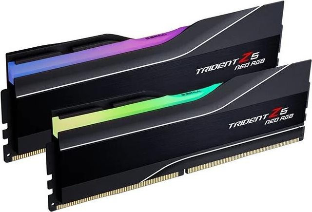 G.Skill Trident Z5 Neo RGB DDR5 RAM Kit 32GB (2 x 16GB) 6400 MHz CL32 DIMM 288-Pin on-die ECC Schwarz - Bild 1