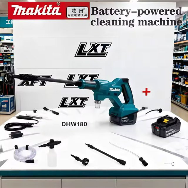 Makita DHW180 Akku-Reiniger 18V Lithium-Ion Reinigungs-Familien-Edition in Blau - Bild 1
