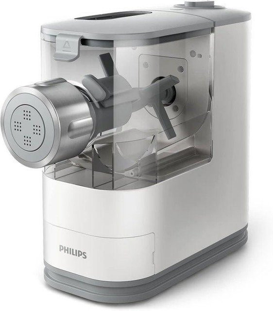 Philips Nudelmaschine Serie 5000 HR2345/19 in Weiß mit 4 Scheibenformen und 150W - Bild 1