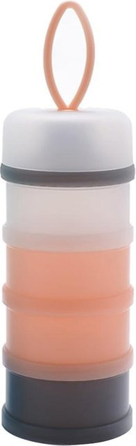 TOMTOP JMS Tragbarer 4-lagiger Babynahrungsspender aus BPA-freiem PP in Rosa - Bild 1