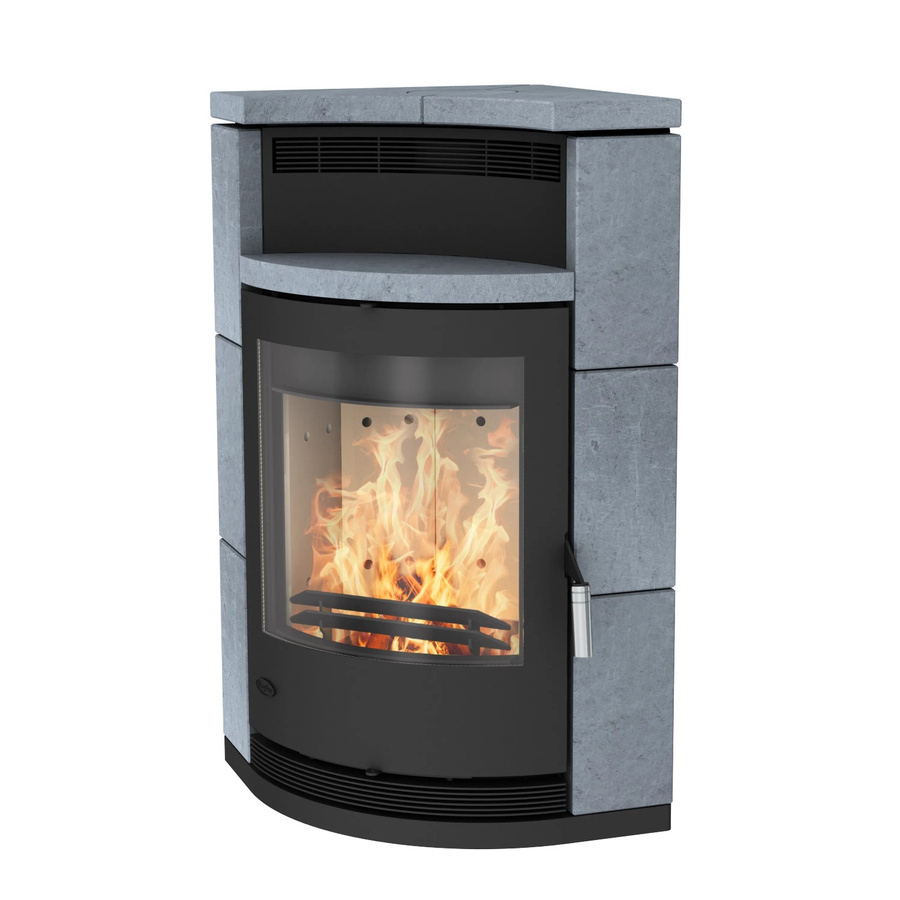 Fireplace Kaminofen Lyon Speckstein Schwarz 8 kW - Bild 2
