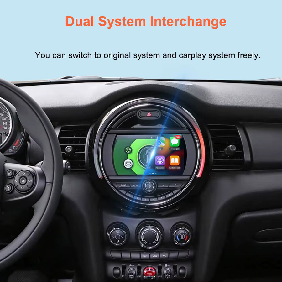 Bonroad Wireless Carplay und Android Auto Interface für BMW und Mini Cooper in Schwarz - Bild 4