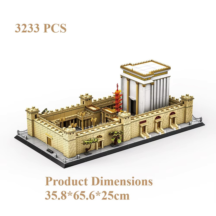 SixBricks MOC Jerusalem Architektur Bausteine Set, Bunt / Mehrfarbig - Bild 2