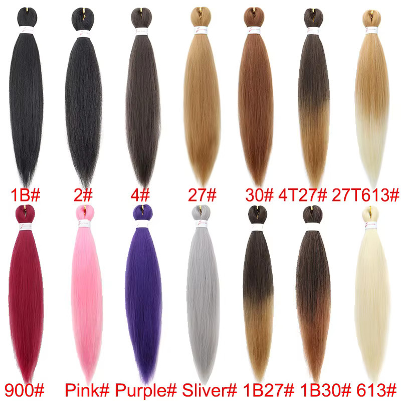 EZ Braid Haarverlängerung, synthetisch, Ombre, Yaki Straight, 20 Zoll, Damen - Bild 3