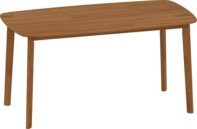 HOMCOM Esstisch im Landhaus-Stil aus Holz für 6 Personen, Hellbraun, B: 150 cm, T: 80 cm, H: 75 cm - Bild 1