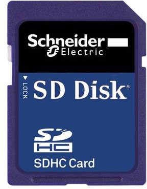Schneider Electric BMXRMS004GPF Erweiterungsmodul mit SD-Memorycard in Blau - Bild 1