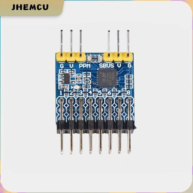 JHEMCU SPP-SBUS 8CH Konverter für PPM PWM SBUS Signalumwandlung 15A 3,3-20V für Flysky IA6B und FrSky X8R Empfänger - Bild 1