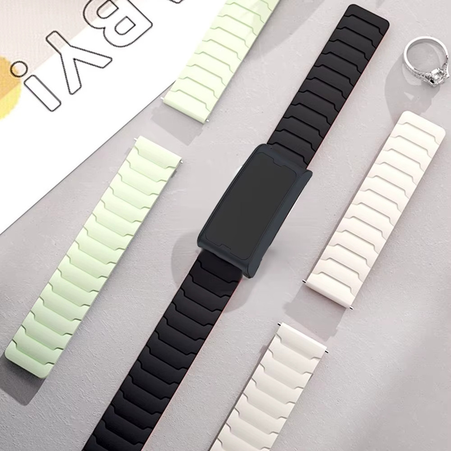 Amazfit Uhrenarmband Silikon, 22 mm, Schwarz, Unisex - Bild 5