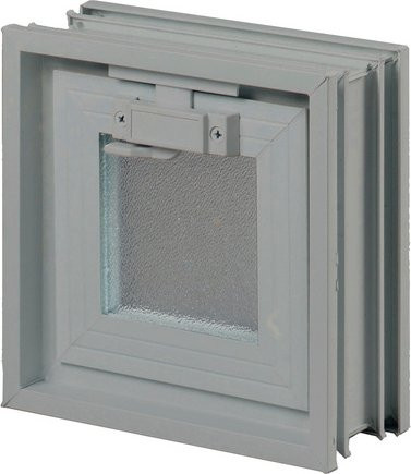 Fuchs Design Lüftungsfenster aus Kunststoff in Grau, B/H/T: 24 x 24 x 8 cm, 2.9 W/mK - Bild 1