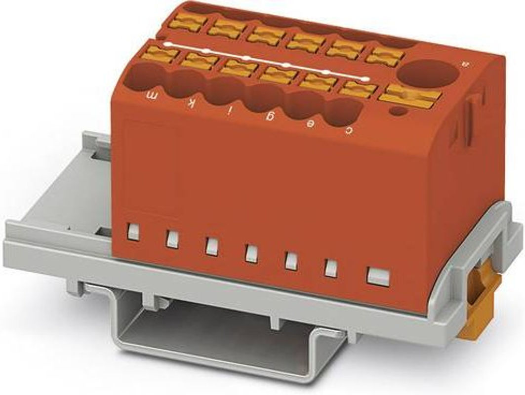 Phoenix Contact Verteilerblock 3273092 Zugfeder Rot 8 Stück Breite: 28,6 mm - Bild 2