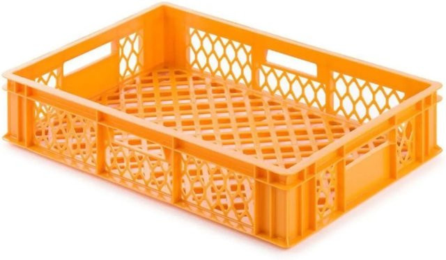 CHEFGASTRO Eurobehälter Bäcker- und Konditorenkasten Gelb-Orange, H x B x T: 13 x 40 x 60 cm, 24 Liter - Bild 1