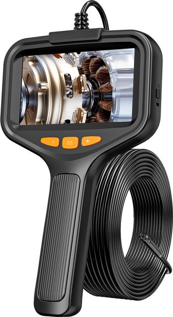 AOERWEI Industrielle Endoskopkamera mit 1080P HD, 4,3 Zoll LCD, 8 LEDs und IP67 Wasserdichtigkeit in Schwarz - Bild 1