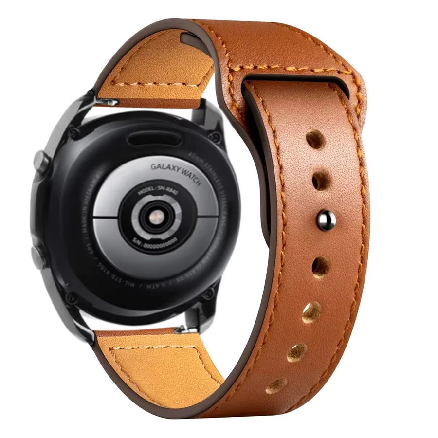 Uhrenarmband Leder, 20/22 mm, Unisex - Bild 2