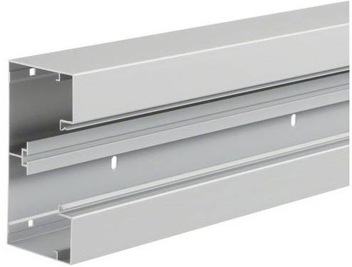Hager Brüstungskanal Unterteil BRA851701ELN aus Aluminium in Silber, B: 17,0 cm, L: 200 cm - Bild 1
