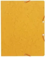 Exacompta Eckspanner Klemmmappe für A4 Papier in Gelb mit Blauer Engel Zertifizierung - Bild 1