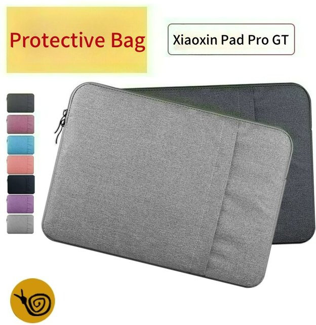 Stoßfeste und wasserdichte Tablet-Hülle mit Reißverschlusstasche für Lenovo Xiaoxin Pad Pro GT 11,1 Zoll und Idea Tab Pro Gen2 13 Zoll in Grau - Bild 1
