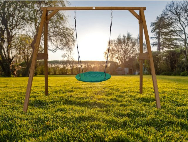 AXI Nestschaukel Summer aus Hemlock-Holz in Braun, B/T/H: 160 x 254 x 207 cm - Bild 1