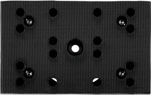 Metabo Schleifplatte mit Kletthaftung in Schwarz, Durchmesser: 13,3 cm - Bild 1