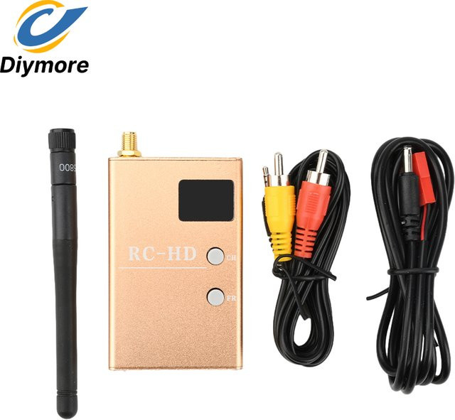diymore RC832HD RC-HD FPV 5,8GHz 48-Kanal HDMI-Empfänger mit Audio- und Videokabel für Quadcopter - Bild 1