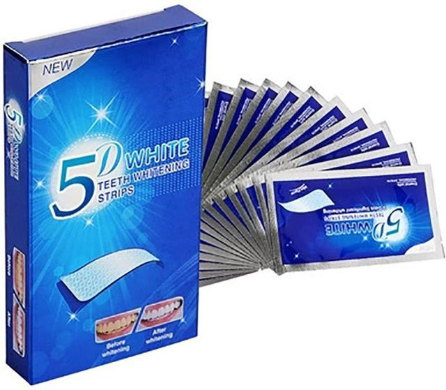 QUEYEA LOVE Zähne Bleaching Streifen, 14 Paare - Bild 1
