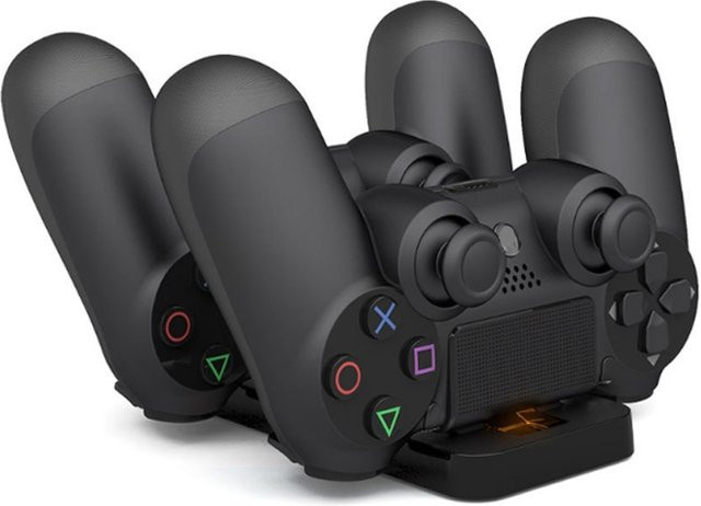 Sony USB Dual Ladegerät für PlayStation 4 Controller in Schwarz - Bild 1
