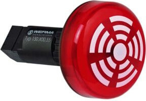 Werma LED/Summer Kombination 24 V DC rot 15010055 - Bild 1