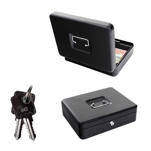Rottner Tresor Zählkassette London aus Stahl in Schwarz, B: 37 cm, H: 11 cm, T: 4 cm - Bild 5