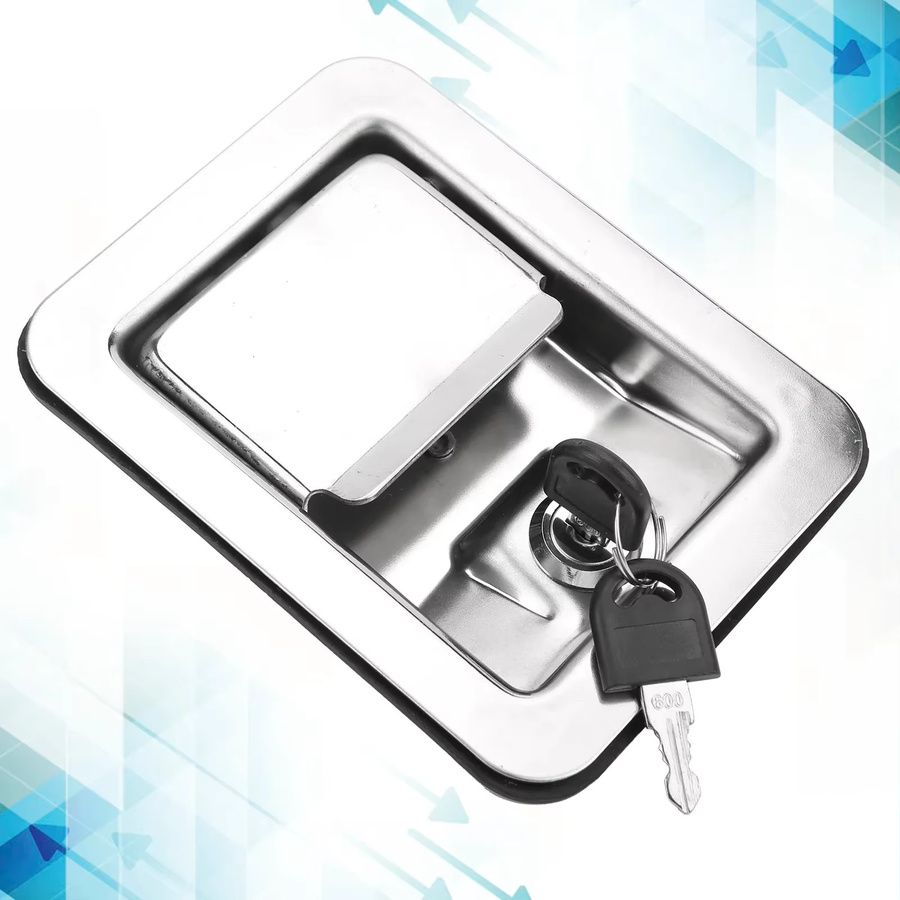 KKMOON Paddle Latch 304 Edelstahlgriff-Schlossschlüssel-Set für Einheitsbaumaschinen - Bild 4