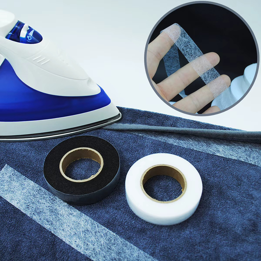 Selbstklebendes Saum Band zum Verkürzen von Hosen und Jeans in Schwarz, 24 Meter DIY Näbzubehör - Bild 2