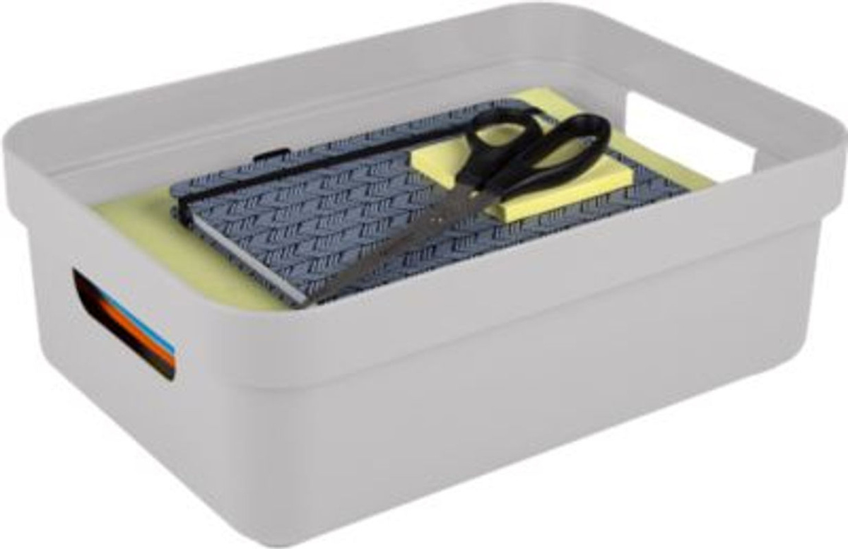 Sunware Sigma Home Aufbewahrungsbox mit Griffen, grau, 9 l - Bild 2