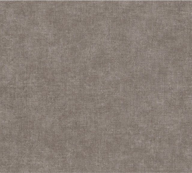 A.S. Création Vliestapete Uni Struktur-Optik in Grau-Braun, 10,05 m x 0,53 m - Bild 1