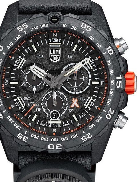 Luminox Chronograph, Quarz, Karbon, 45 mm, Kautschuk, Herren - Bild 1