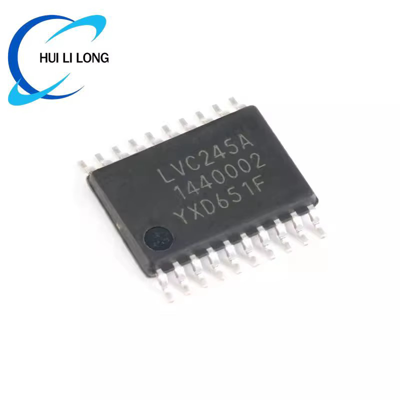 5 Stück 74LVC245A Achtwege-Bus-Transceiver Logik-Chip IC in TSSOP-20 Schwarz - Bild 2