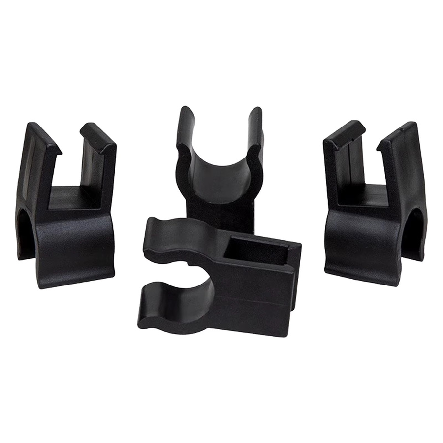 homyl 4er Set Campingwagen Zubehör Universal Push Pull Cart in Schwarz - Bild 2