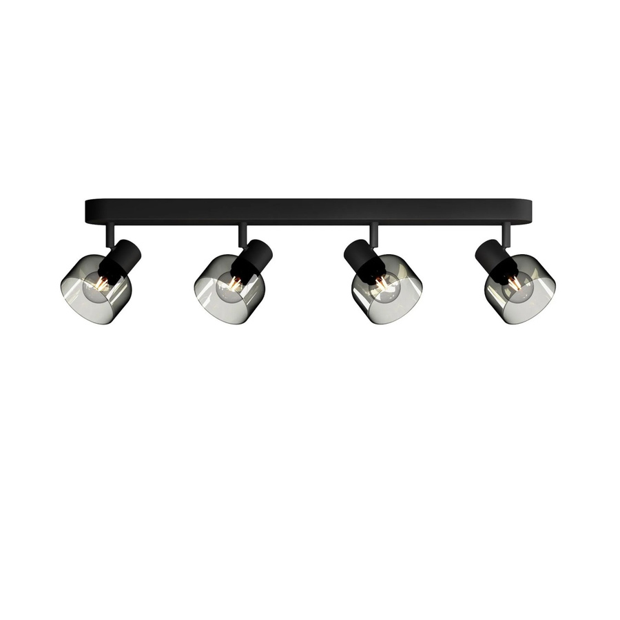 Philips Hue Spot Sleet Deckenleuchte 4-flammig Schwarz mit Glas und Metall, verstellbar, E14, 25 W - Bild 2