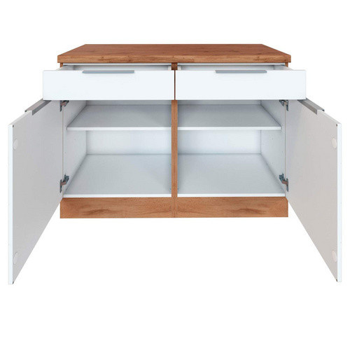 Unterschrank Faro von HELD MÖBEL in Weiss, B/H/T: 120 x 86 x 60 cm - Bild 2