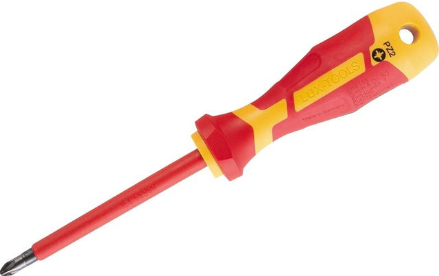 LUX-TOOLS VDE-Schraubendreher Professional PZ2 in Rot - Bild 1