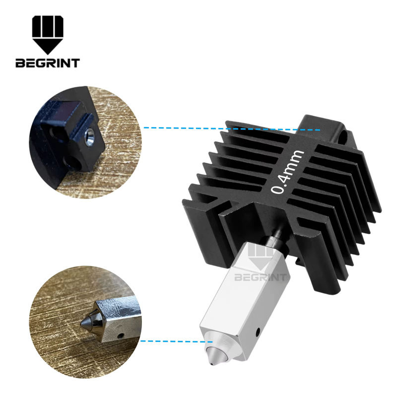 Bambu Lab Hotend-Kit mit Keramikheizung und Thermistor für X1, X1C, P1P und P1S 3D-Drucker in Schwarz - Bild 5