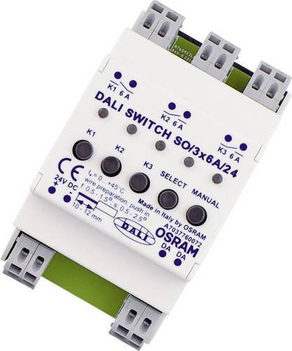 Osram HOMELIGHTING DALI SWITCH SO 3X6A/24 8X1 LED-Trafo Konstantstrom Driver 24 V/DC in Weiß - Bild 1