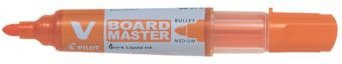Whiteboardmarker PILOT V-Board Master mit Rundspitze und Tintenstandanzeige, nachfüllbar, orange, 1 Stück - Bild 1