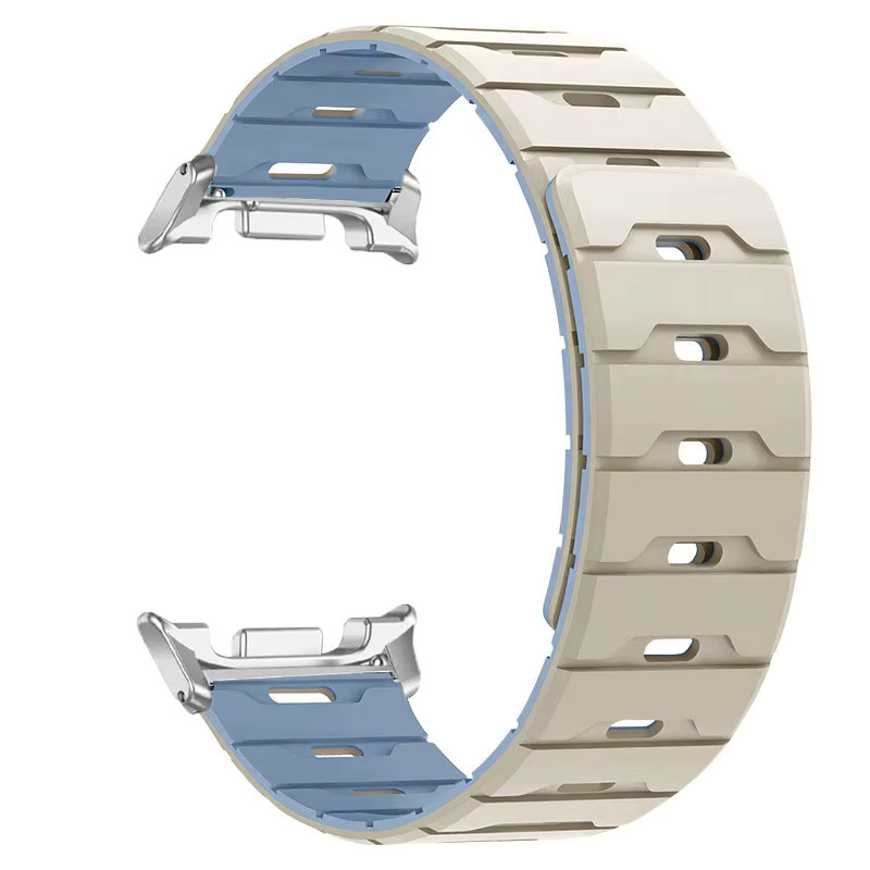 ANGLANG Uhrenarmband Silikon, Bicolor, Unisex - Bild 2