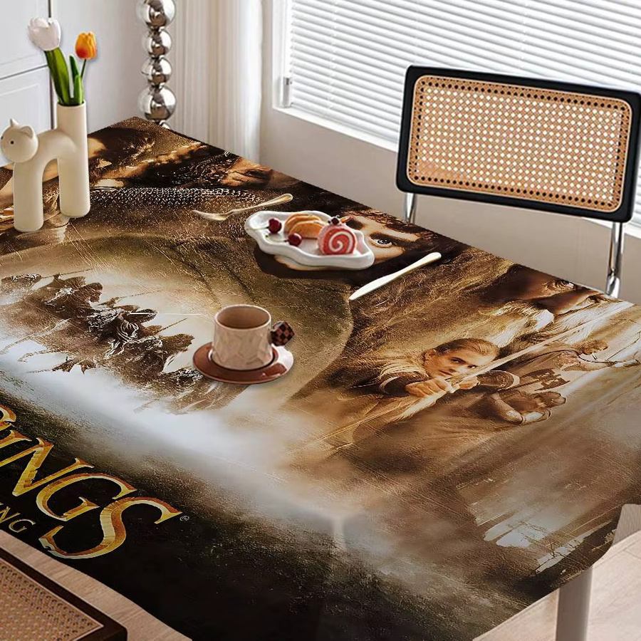 Wasserdichte und ölbeständige Tischdecke Potdemiel im Fantasy-Design für Nachttisch und Kaffeetisch - Bild 6