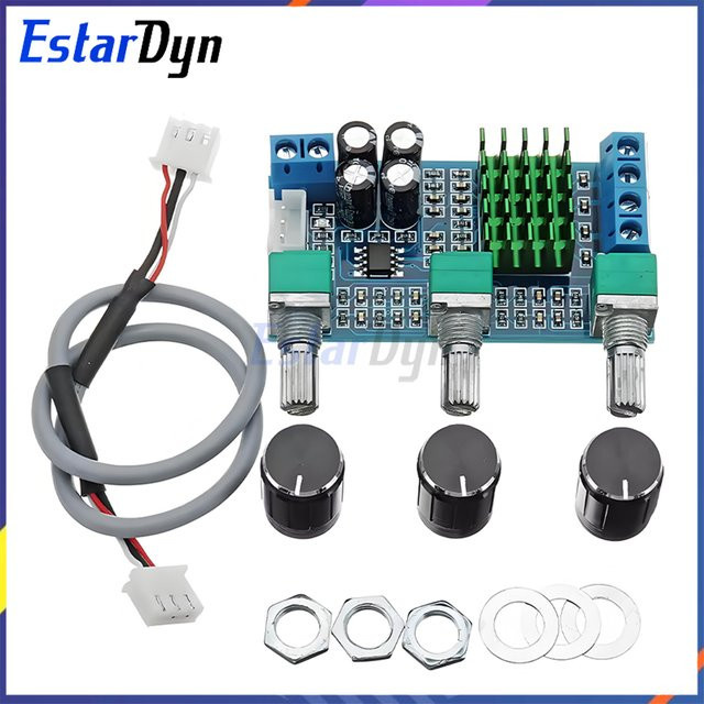 Estardyn TPA3116D2 Stereo-Verstärkerplatine XH-M567 in Blau, 80 W + 80 W Hi-Fi-Digital-Audio-Leistungsverstärkermodul für Heimkino, Autoradio und DIY-Lautsprecher - Bild 1