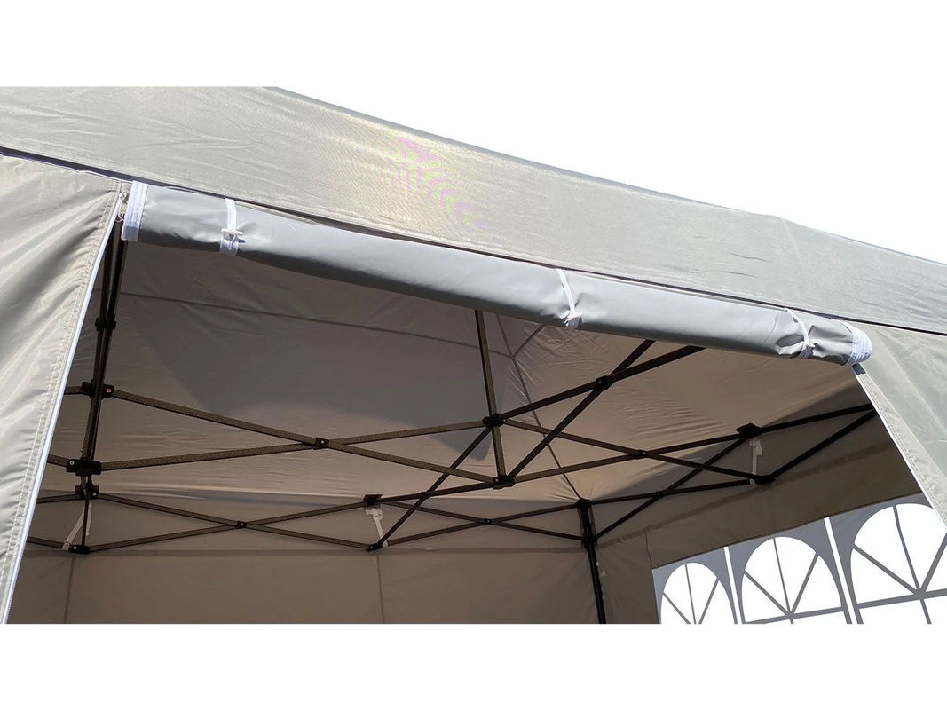 GRASEKAMP Faltpavillon Premium Line mit Seitenteilen, Grau, B/T/H: 450 x 300 x 250 cm - Bild 2