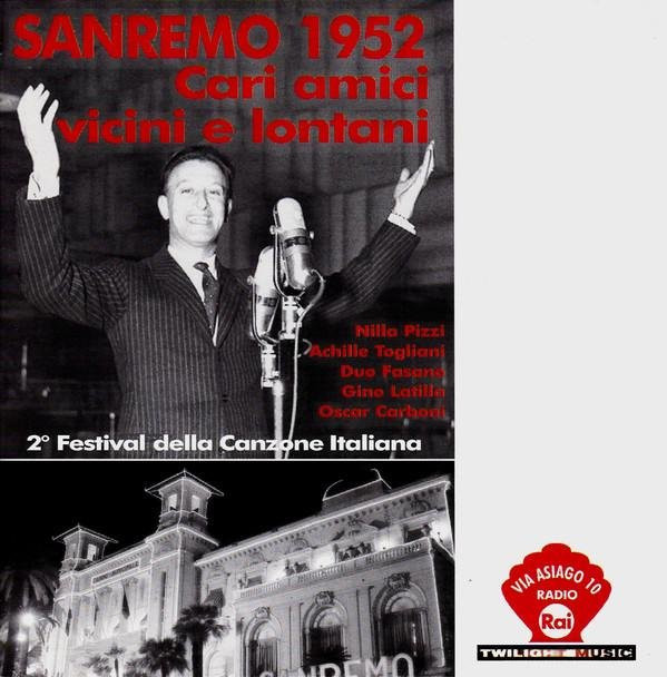 CD Sanremo 1952: Liebe Freunde Nachbarn Und L von Twilight Music, Italienischer Pop, Schwarz, Gebraucht - Bild 1