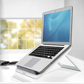 Fellowes I-Spire Quick Lift Laptop Ständer, weiß, 7-stufig höhen- und winkelverstellbar, für Laptops bis 17 Zoll und 4,5 kg - Bild 1